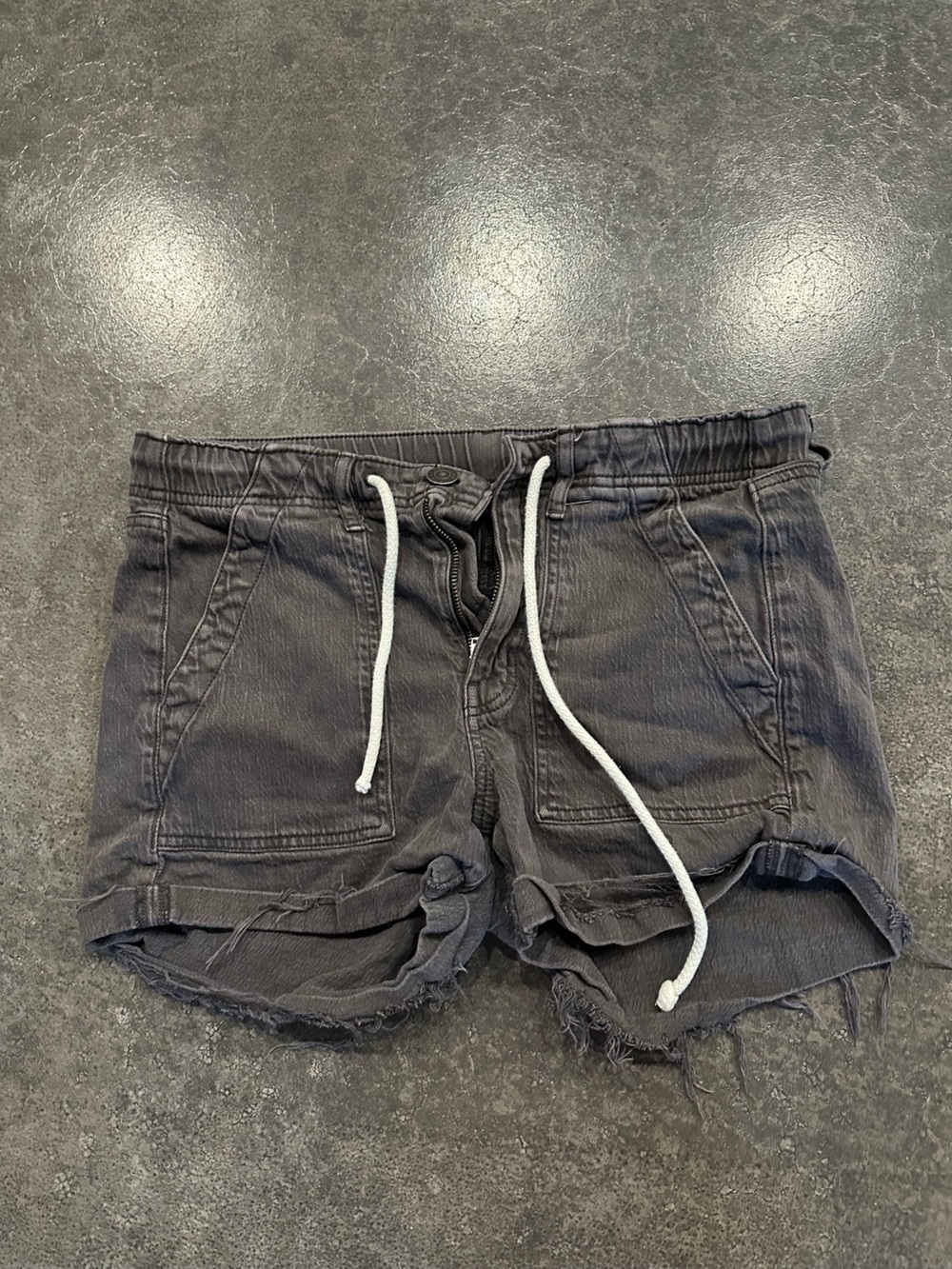 American eagle  Gray Drawstring Casual Shorts- size 6